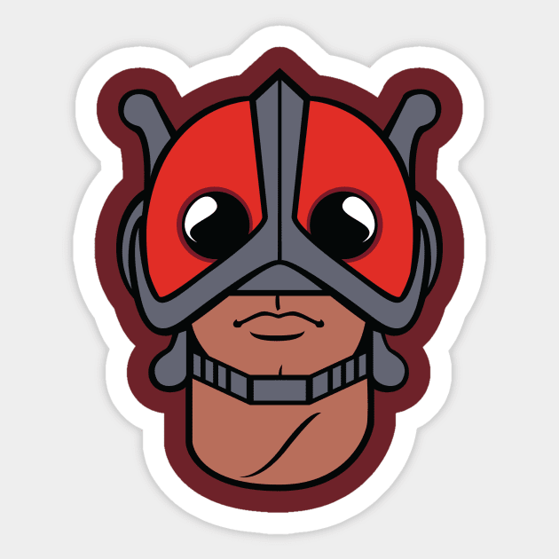 Cosmic Enforcer Sticker by NWJAY